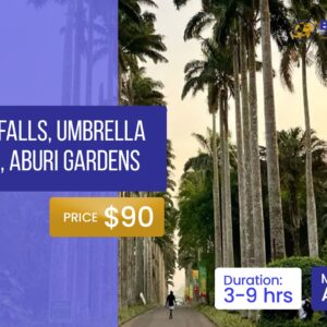 Boti Falls, Umbrella Rock, Aburi Gardens